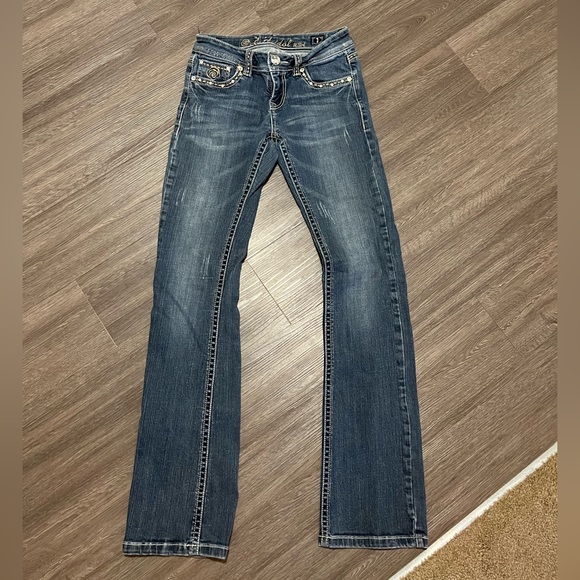 LA Idol floral bling boot cut jeans 🌸 - Picture 4 of 5